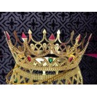 Queen Princess Gold or Silver Color Plastic Crown for Birthday Theater Play Dress-up Prom